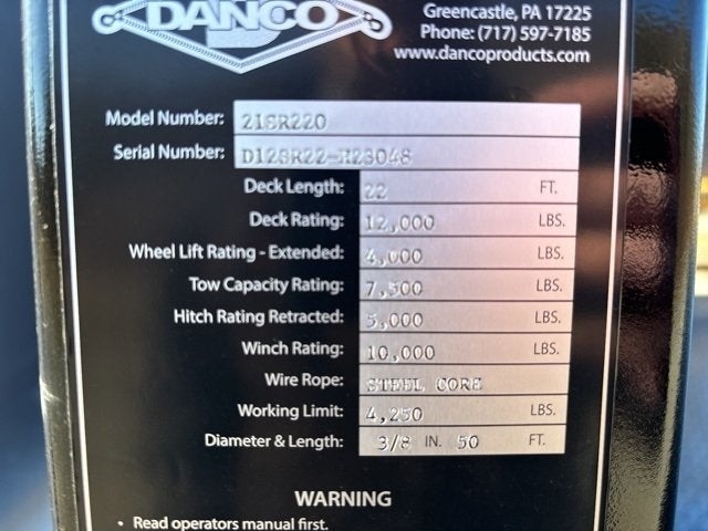 2024 Ford F-650SD Base DRW / 6.7L Diesel / 22' Steel Rollback @DANCO